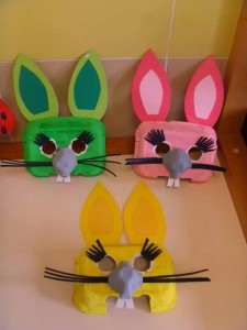 egg carton eaaster bunny craft