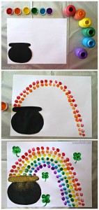 fingerprint rainbow craft