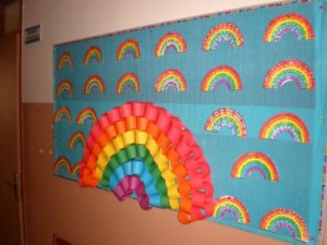 free rainbow craft