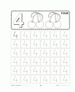 number trace worksheet for kids (3)