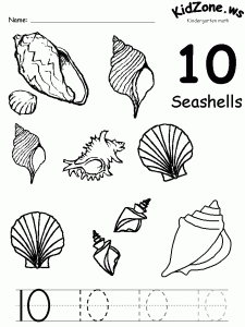 ocean animal number trace worksheet (10)