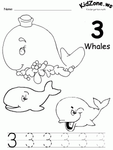 ocean animal number trace worksheet (3)