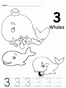 ocean animal number trace worksheet (3)
