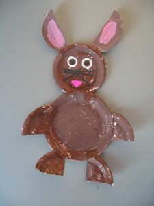 paper plate easter bunny craft idea for kids (1)