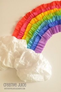 paper rainbow craft