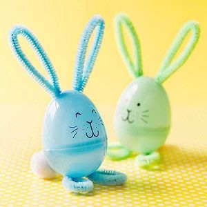 plastic eggs bunny