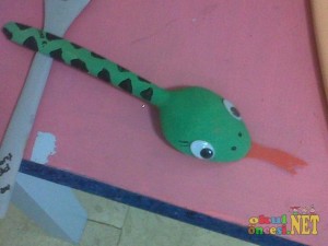 spoon snake craft