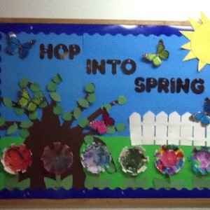 spring bulletin board 3