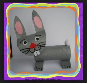 toilet paper roll rabbit craft