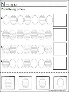 Easter egg patterns