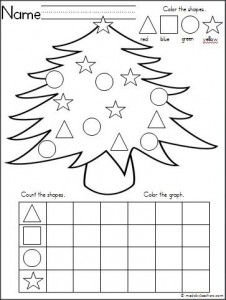 Free Christmas Tree Graphing Activity