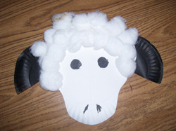 Paper Plate Sheep