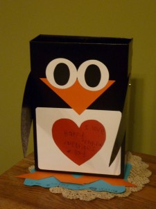 box penguin craft