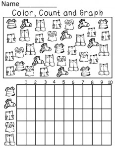 clothes graph worksheet