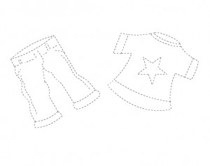 clothes trace worksheet