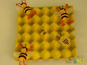 egg cartoon bee bulletin board