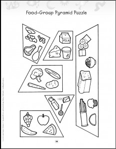 food pyramid puzzle