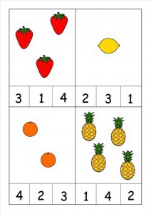 fruit worksheet for kids