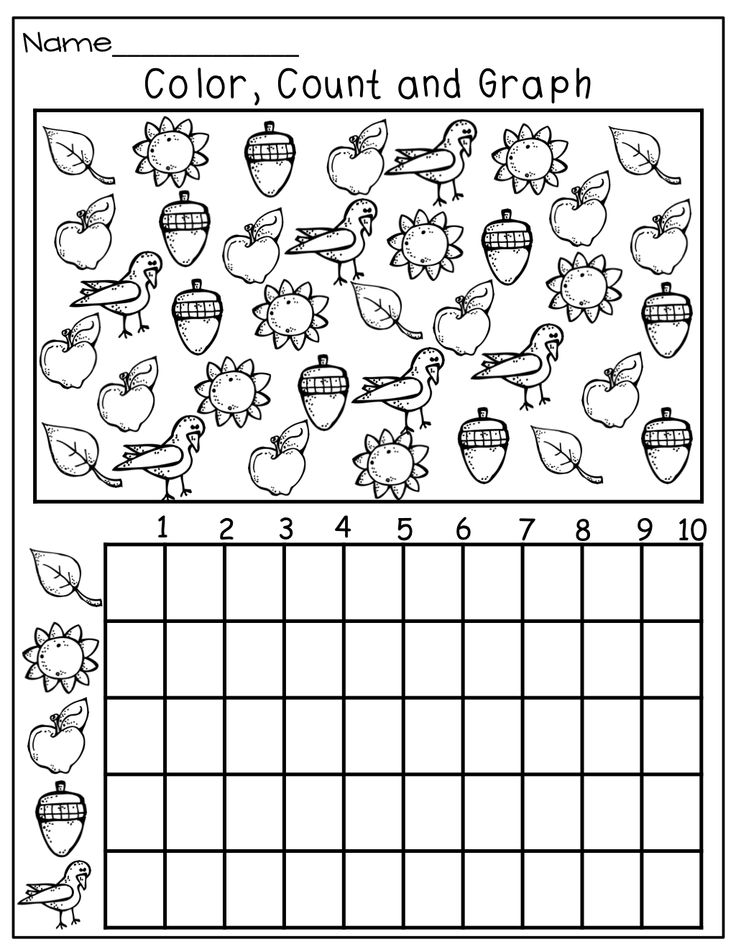 graphing worksheets for kindergarten pdf