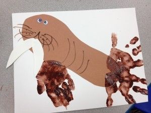 handprint Walrus Craft