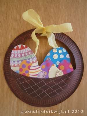 Easy Easter Egg Basket DIY  Easter Crafts for Kids 