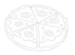 pizza trace worksheet