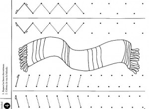 scarf trace worksheets