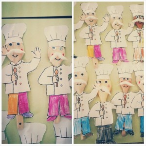 Pizza Chef Craft 🍕  Community helpers preschool crafts