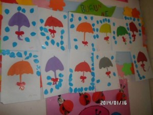 umbrella craft idea for kid