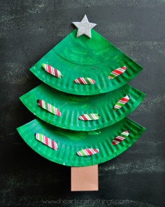 Paper Plate Christmas Tree 2