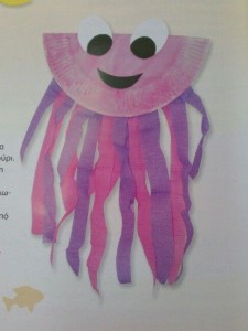Paper plate jellyfish