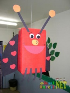 box ladybug craft