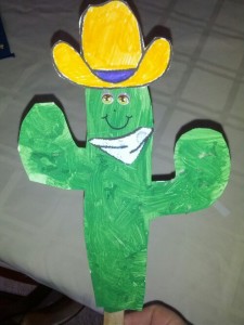 cowboy cactus craft