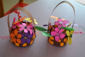 flower basket craft