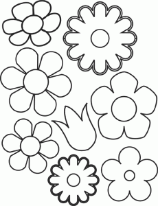 flower template coloring (2)
