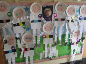 paper plate astronaut craft