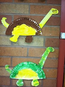 paper plate dinosaur craft idea (10)
