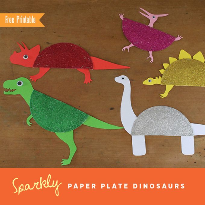 Diy Dinosaur Paper Craft Toddlers Printable