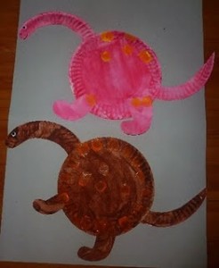 paper plate dinosaur craft idea (2)