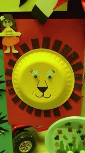 paper plate lion craft