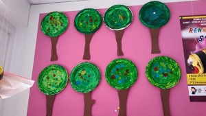 paper plate tree crafts