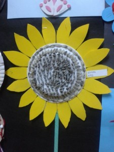 sun flower craft