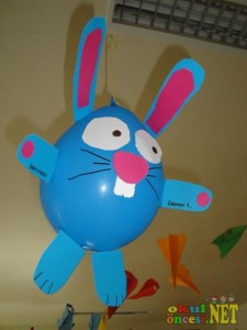 balloon bunny craft