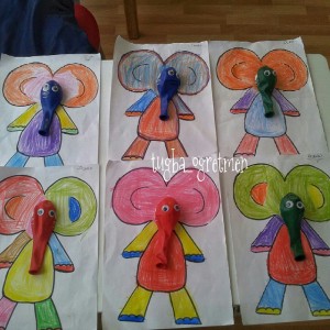 balloon elephant craft idea for kids