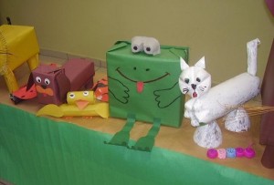 box frog craft idea