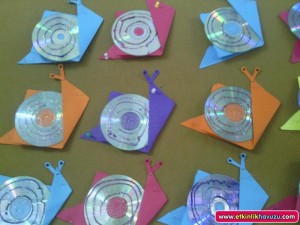 cd snail craft idea for kids (1)