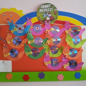 cd snail craft idea for kids (2)