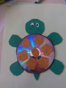 cd turtle craft