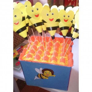 cone shaped bee craft