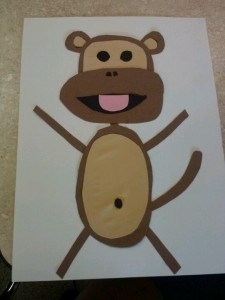 free monkey craft idea for kids (3)